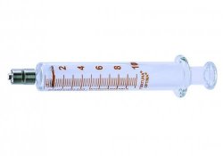 Slika za All-glass syringes,cap. 10 ml,glass cone