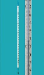 Slika za TERMOMETAR PRECIZNI -10 DO +100C;0,5C 270MM ALKOHOLNI