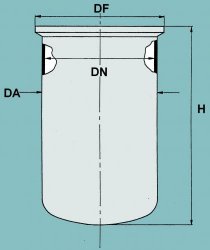 Slika za FLAT GROUND FLANGE REACTION VESSEL 250 M