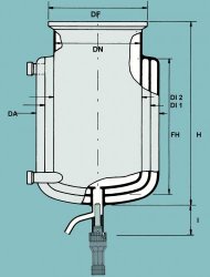 Slika za FLAT GROUND FLANGE REACTION VESSEL 3000M