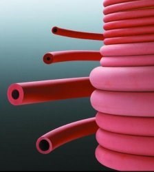 Slika za RUBBER TUBING,RED, 7,00X5,00 MM