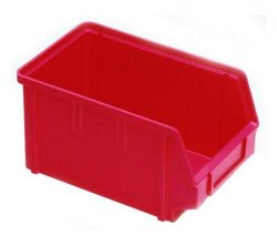 Slika za STORAGE BINS,PS,RED,230/200X145X125 MM